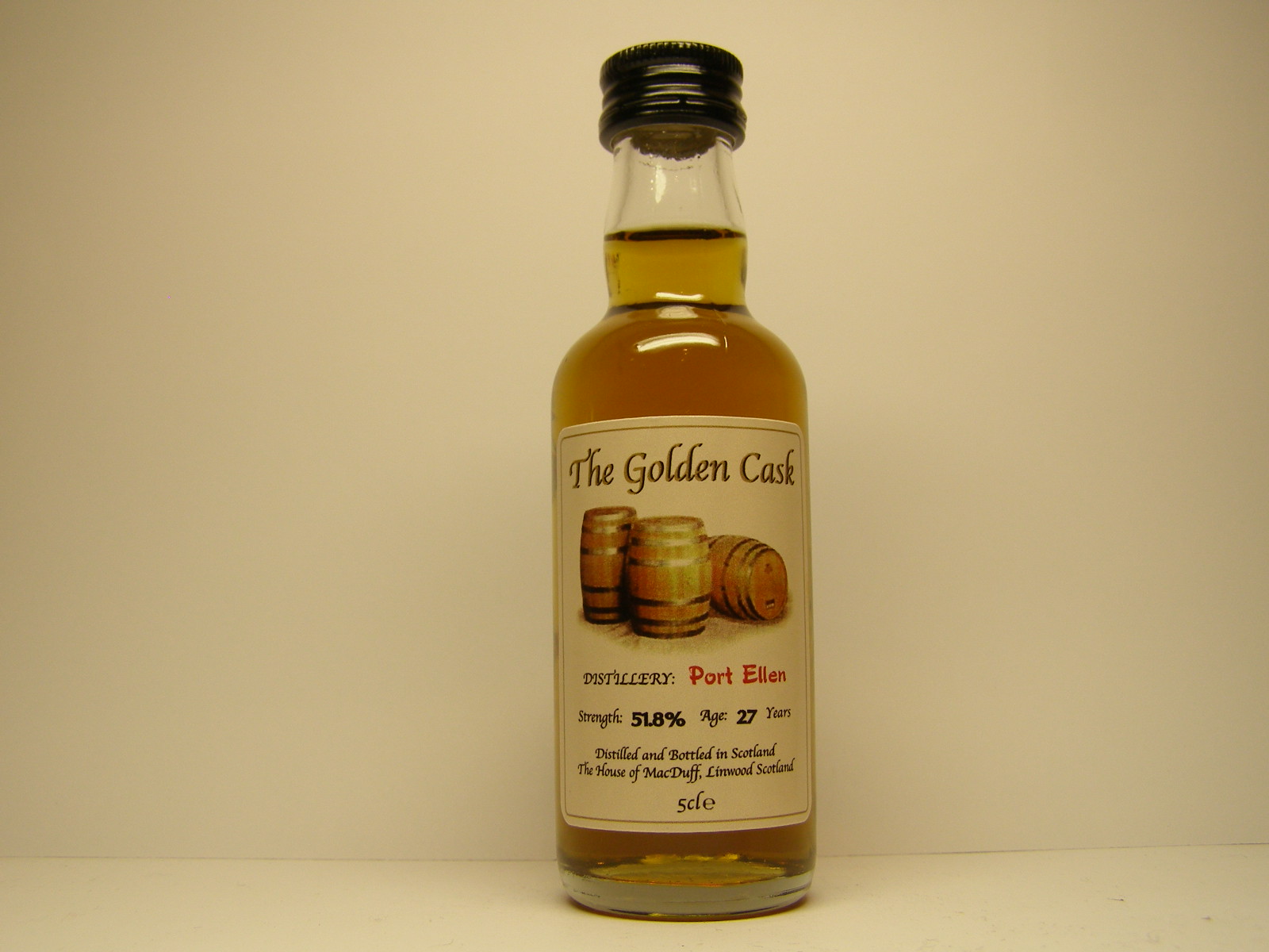 27yo "Golden Cask" 5cle 51,8%